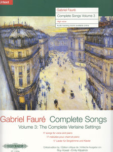 Complete Songs Band 3 Sämtliche Verlaine Vertonungen (hoch/mittel)