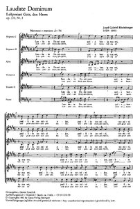 Laudate Dominum, op. 133/3