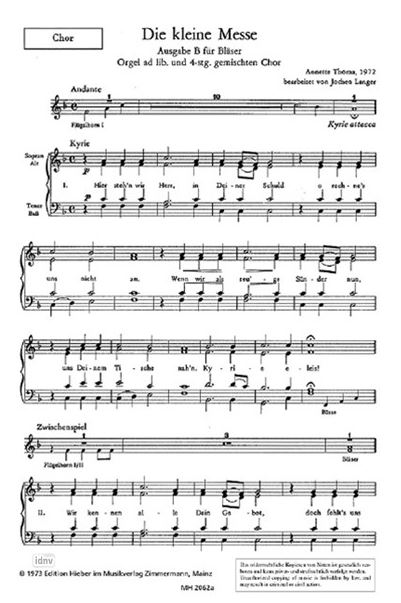 Die kleine Messe