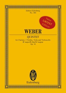 Klarinettenquintett B-Dur op. 34