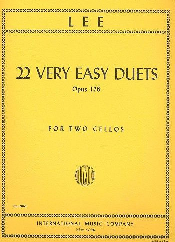 22 Very Easy Duets op. 126