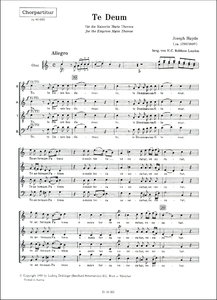 Te Deum für die Kaiserin Marie Therese C-Dur