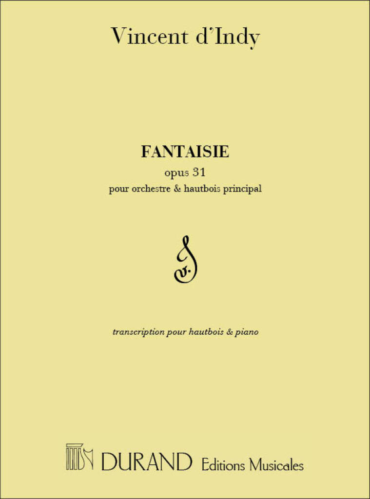 Fantaisie für Oboe und Orchester