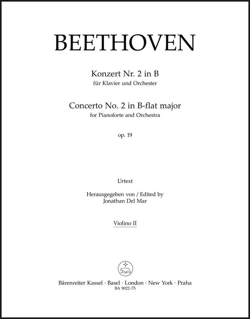 Klavierkonzert Nr. 2 B-Dur op. 19