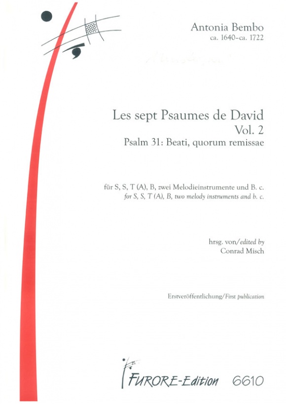 Les sept Psaumes de David, Vol. 2 : Psalm 31 : Beati, quorum remissae