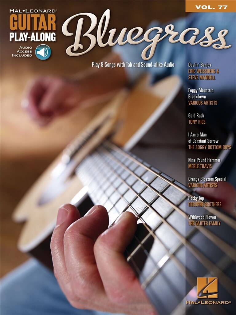 Bluegrass - Guitar Play-Along Vol. 77