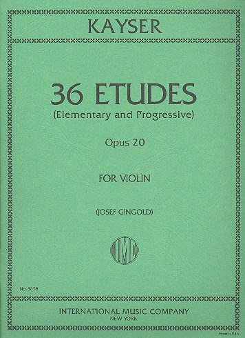 36 Etüden op. 20