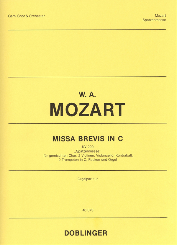 Missa in C, KV 220 (Spatzenmesse)