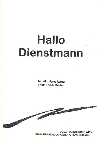 Hallo Dienstmann