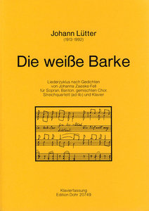 Die weiße Barke - Klavierfassung
