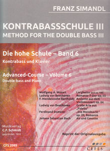 Die Hohe Schule des Kontrabass-Spiels Band 6