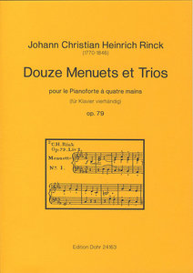 Douze Menuets et Trios op. 79