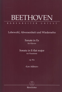 Sonate in Es-Dur op. 81a "Les Adieux"