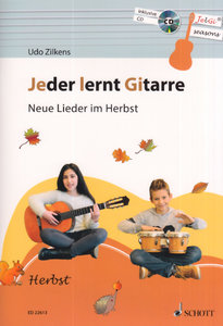 Jeder lernt Gitarre - Neue Lieder im Herbst