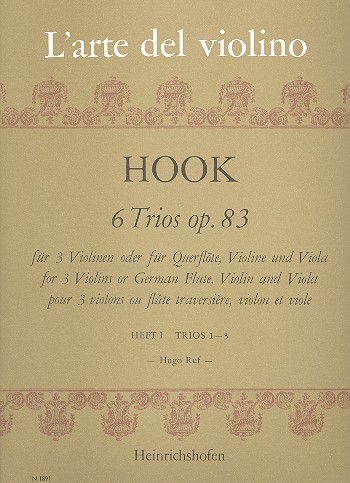 6 Trios op. 83 Band 1 (Nr. 1-3)