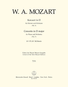 Klavierkonzert Nr. 5 D-Dur KV 175/ Konzert-Rondo D-Dur KV 382