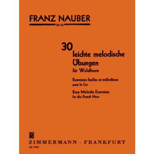 30 leichte melodische Übungen op. 33