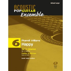 Happy - Acoustic Pop Guitar Ensemble 6