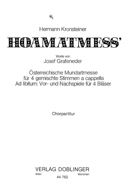 Hoamatmess’