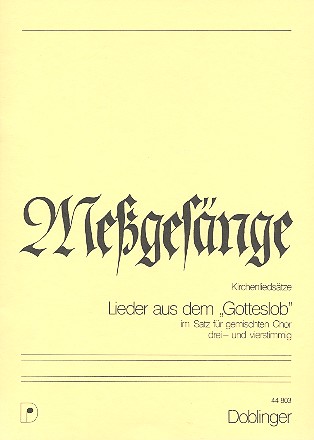 Meßgesänge