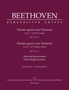 Sonate Es-Dur op. 27/1 und Sonate cis-moll op. 27/2 (Mondscheinsonate)
