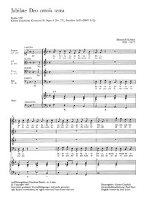 Jubilate Deo omnis terra, SWV 332