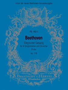 Elegischer Gesang, op. 118