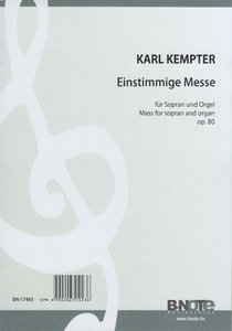 Einstimmige Messe (Missa in G), op. 80