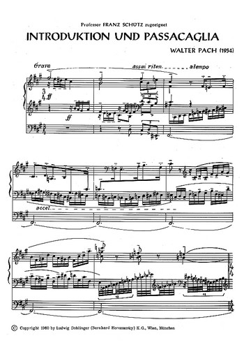 Introduktion und Passacaglia in fis