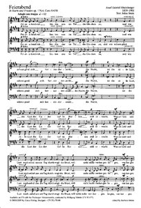 Feierabend, op. 170/4