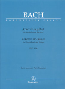 Cembalokonzert g-moll BWV 1058