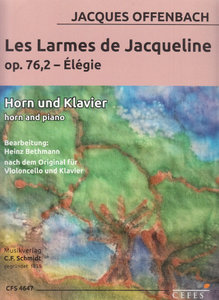 Les larmes de Jacqueline - Elegie op. 76/2