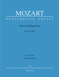 Dixit et Magnificat, KV 193