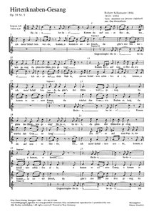 Hirtenknaben-Gesang, op. 59/5