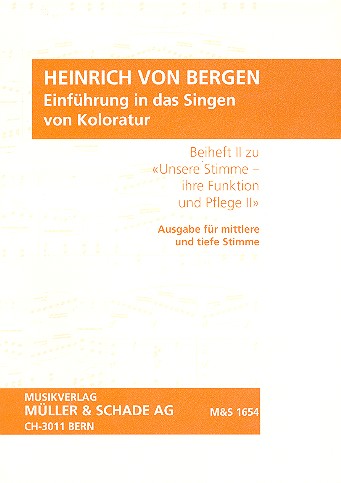 Unsere Stimme - Einführung in das Singen für Koloratur mittlere und tiefe Stimme