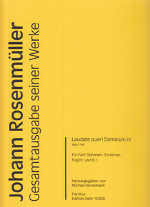 Laudate pueri Dominum IV, RWV.E 110