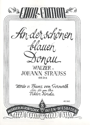 An der schönen blauen Donau op. 314