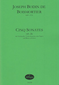 Cinq Sonates op. 26