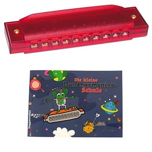 Das bunte Mundharmonika Set