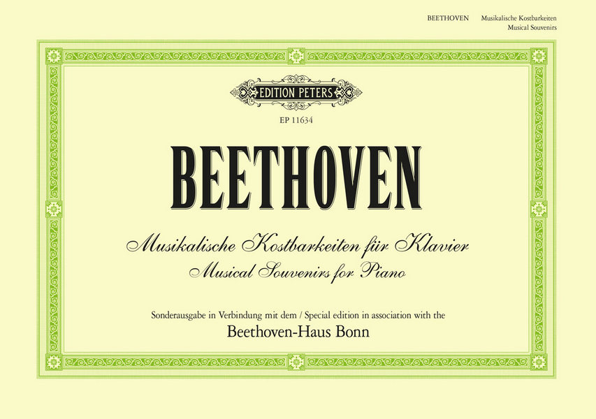Musikalische Kostbarkeiten für Klavier - Beethoven