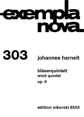 Bläserquintett op. 9 (1998/rev.2001)