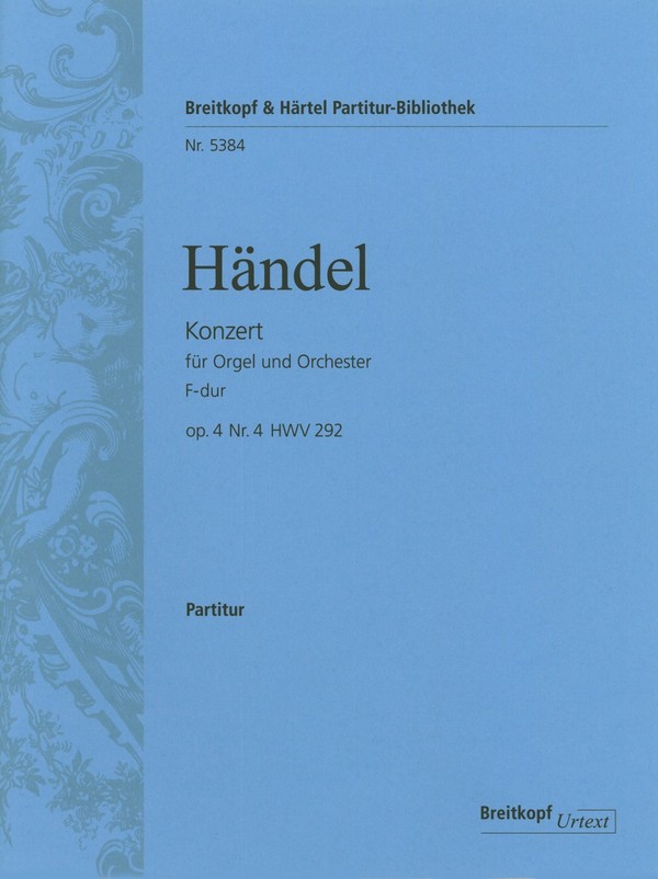 Orgelkonzert F-Dur op. 4/4 HWV 292