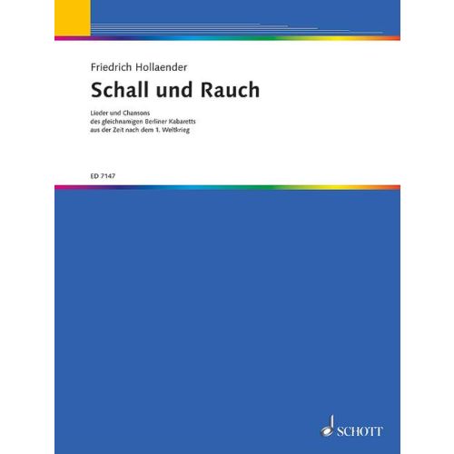 Schall und Rauch - Lieder