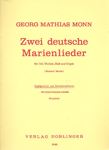 Zwei deutsche Marienlieder