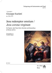 Jesu redemptor omnium / Jesu corona virginum