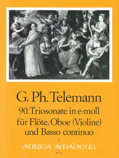 90. Triosonate e-moll aus der Tafelmusik II TWV 42:e2