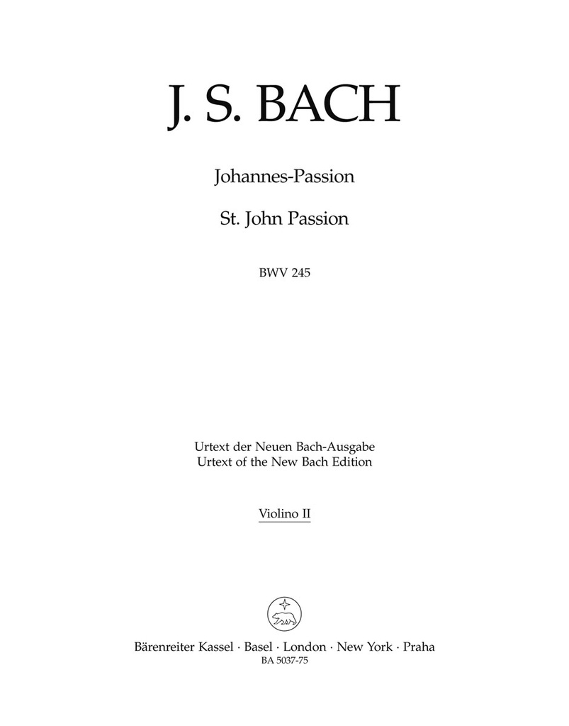 Johannespassion, BWV 245