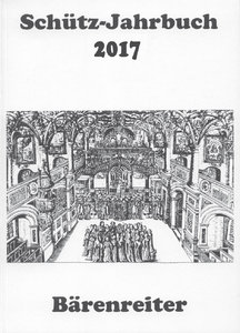 Schütz-Jahrbuch 2017 - 39. Jahrgang