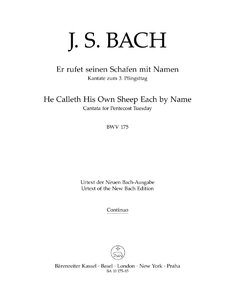 Er rufet seinen Schafen mit Namen, BWV 175