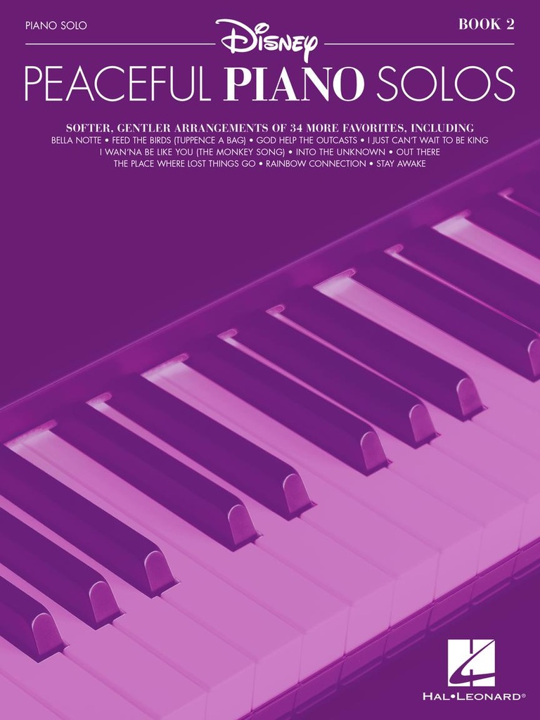 Disney Peaceful Piano Solos - Book 2